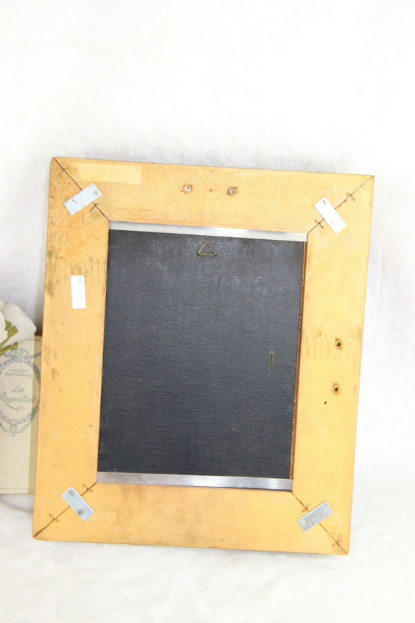 Belgian Artist J J foulon painting oil cardboard Still life framed
