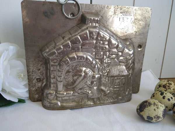 Antique Rare Hansel and Gretel Chocolate mold dutch Tilburg vormenfabriek