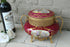 French vintage limoges burgundy porcelain victorian romantic bowl centerpiece