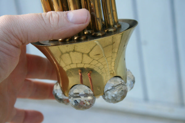 RARE Mid century Emil Stejnar Sputnik Chandelier by Rupert Nikoll pendant 1950's