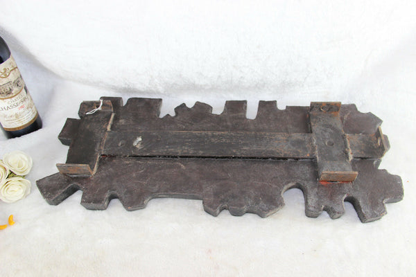 Mid Century Brutalist stoneware Wall Art Sculpture