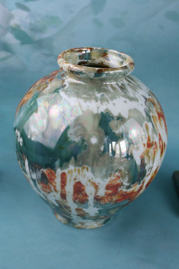 LIMOGES france porcelain Garniture set vases Candlesticks