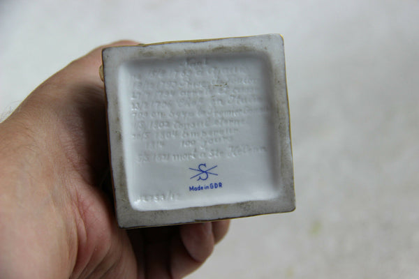 German Scheibe alsbach porcelain napoleon statue figurine