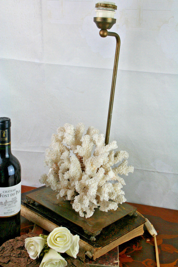 1960's Mid century Table lamp stone Mineral  attr. willy daro