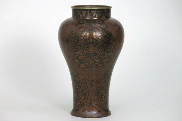 Boch Freres Keramis marked Ceramic ART NOUVEAU iris flowers Rare