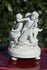 Antique French sevres mark bisque porcelain putti cherub group music