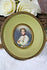 French 1900 Napoleon son duke officer military Miniature portrait painting signe