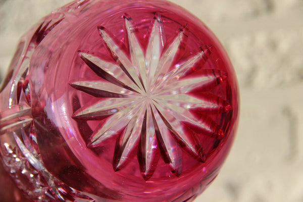 Bohemian Crystal glass cut Vase