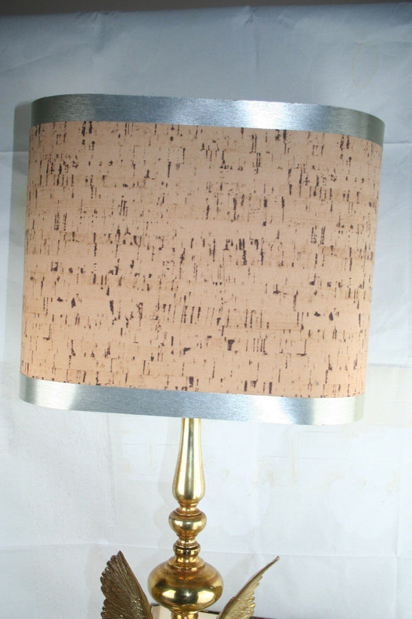 Maison DEKNUDT mid century hollywood regency eagle bronze table lamp