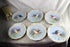 Set 12 French limoges marked porcelain bird pheasant dinner plate signed
