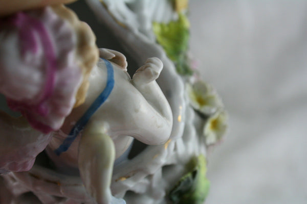 Gorgeous French marked porcelain planter