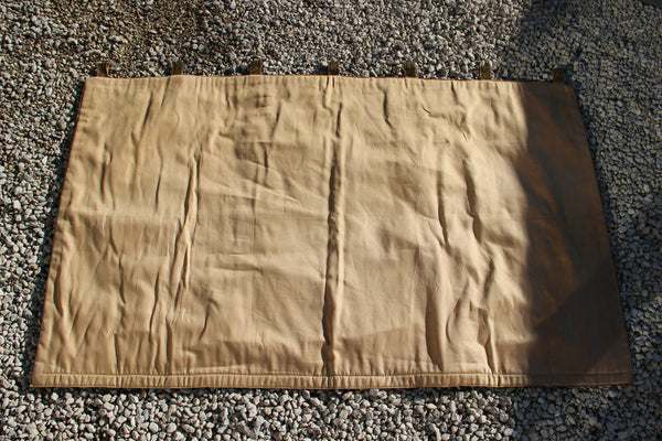 English 1950 XXL Wall TAPESTRY Hunting scene dogs horses signed maker