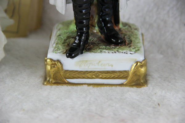 German Scheibe alsbach porcelain napoleon statue figurine