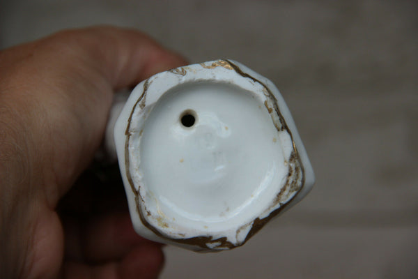 Antique french vieux paris porcelain saint nicholas children religious statue