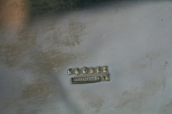 ART nouveau German WISKEMANN signed silver plated Jardiniere planter