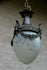 Antique French bronze Chandelier lantern glass crystal acorn shade ram heads