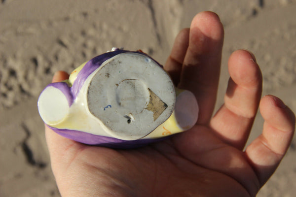 PAIR antique Sitzendorf  Porcelain figurine bust Bourbon kids Prince princess