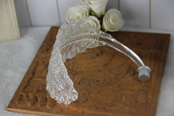 Murano hand blown replacement glass shade barovier toso Element leaf chandelier