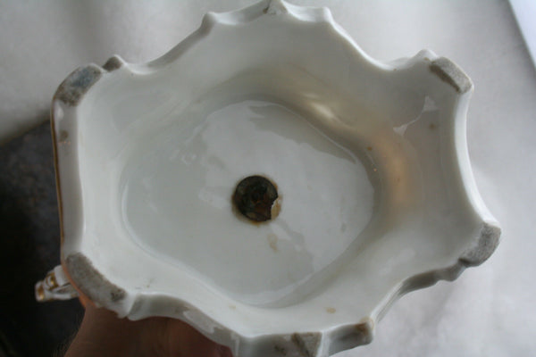 PAIR Exclusive old paris porcelain gout de petit floral decor 19thc French