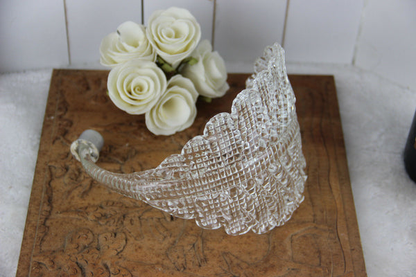 Murano hand blown replacement glass shade barovier toso Element leaf chandelier