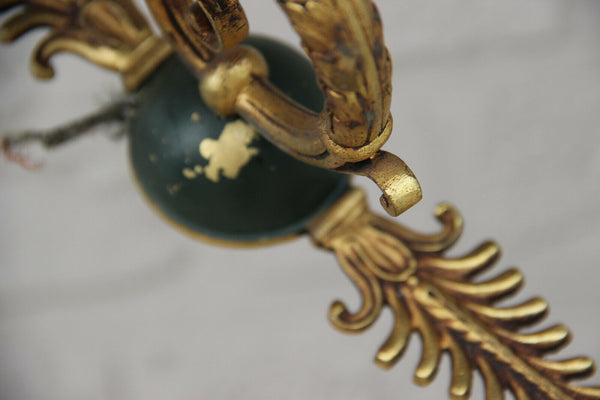 Set 5 French EMPIRE bronze Wall lights sconces