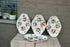 Set 4 Antique French vieux paris porcelain presentation trays plate  table