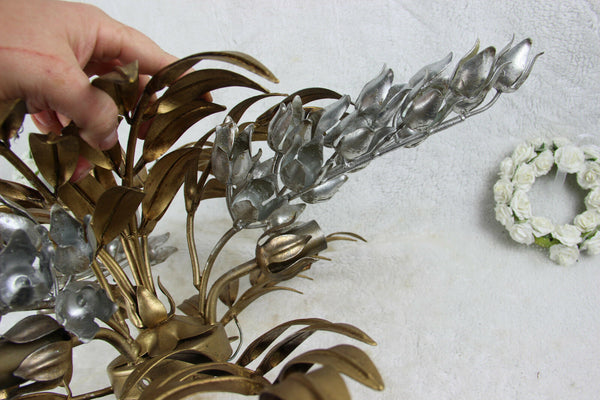 Mid century hollywood regency palm tree Hans Kogl ceiling light chandelier 60s