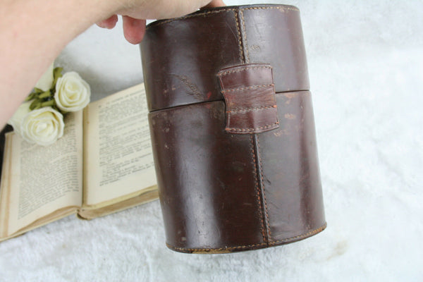 A leather-cased cocktail set for six persons, by James Dixon & Sons, circa 1910