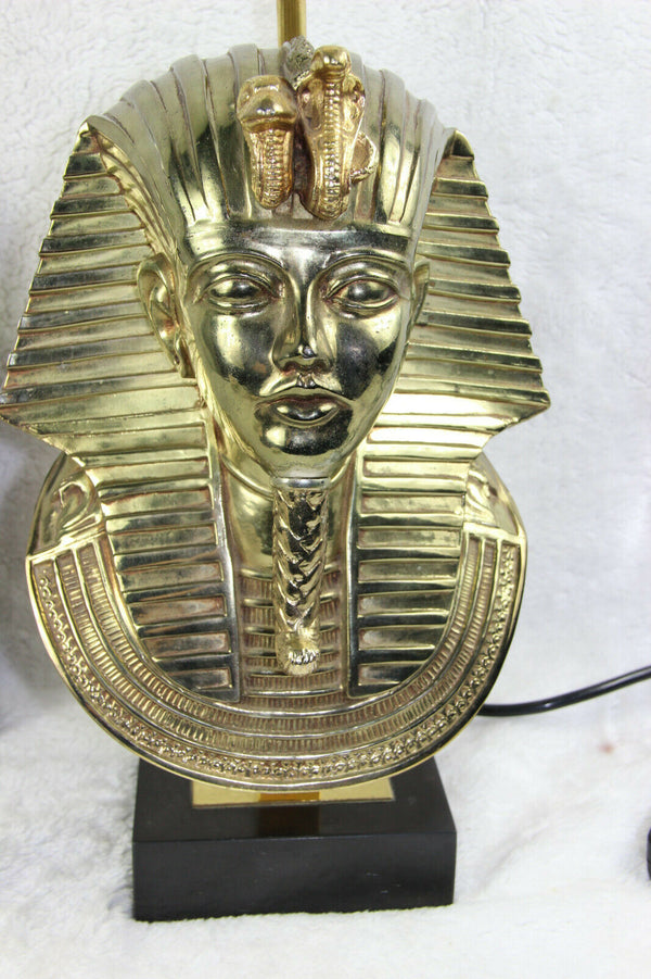 Hollywood Regency Pharaoh Table Lamp by Maison Jansen for Deknudt, 1970s