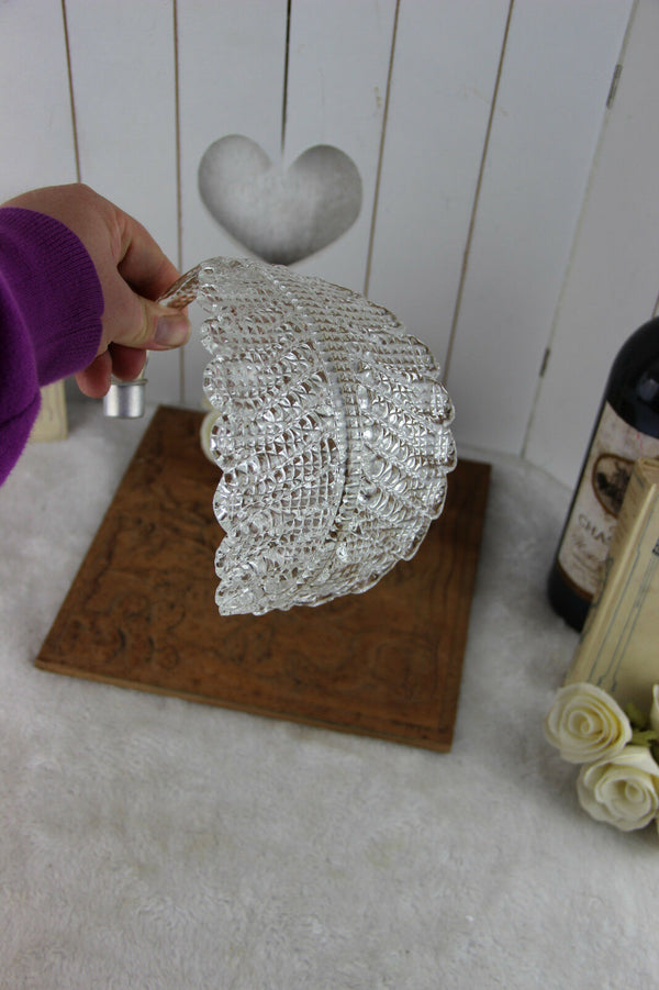 Murano hand blown replacement glass shade barovier toso Element leaf chandelier