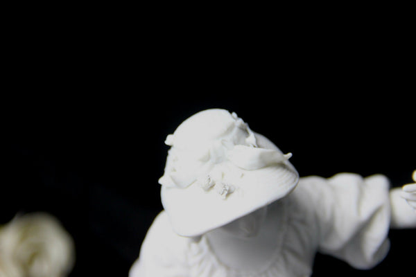 French Bisque porcelain lady figurine statue