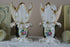 Exclusive pair 19th c cute paris porcelain Vases floral decor