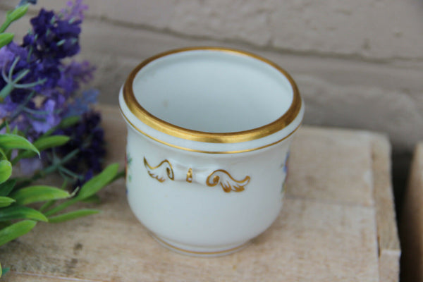 Schierholz marked porcelain small vase floral decor