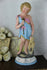 RARE Religious 1900 jesus child figurine lamb vieux andenne bisque porcelaine