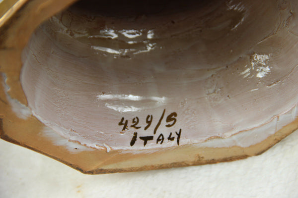 Italian Pattarino school terracotta polychrome large madonna statue religious