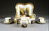 1880 Antique French paris porcelain tea coffee set hand paint