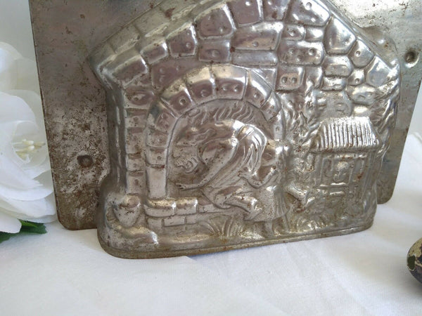 Antique Rare Hansel and Gretel Chocolate mold dutch Tilburg vormenfabriek
