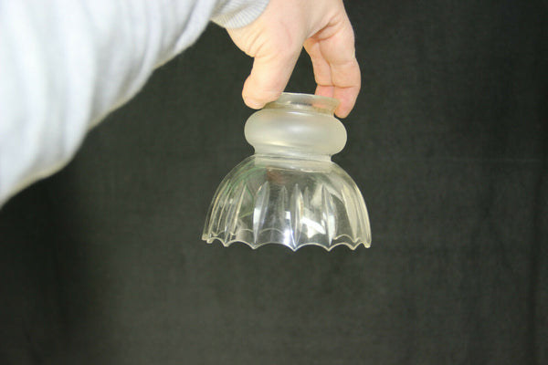 Set 5 Antique Clear crystal glass shades replacement chandelier pendant