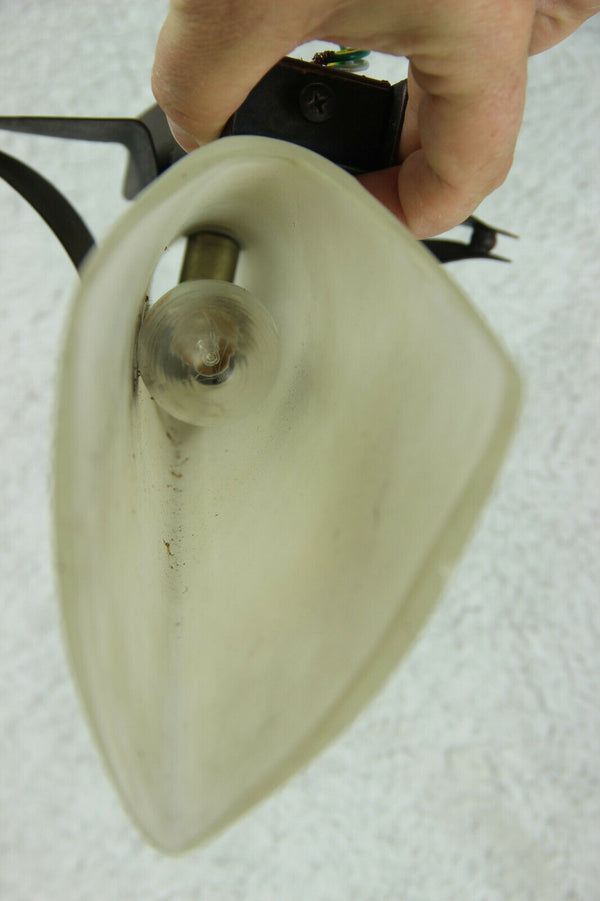 Murano mid century TERZANI Art glass wall light sconce 1970