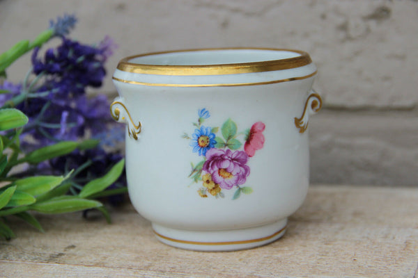 Schierholz marked porcelain small vase floral decor
