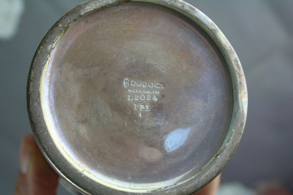 A leather-cased cocktail set for six persons, by James Dixon & Sons, circa 1910