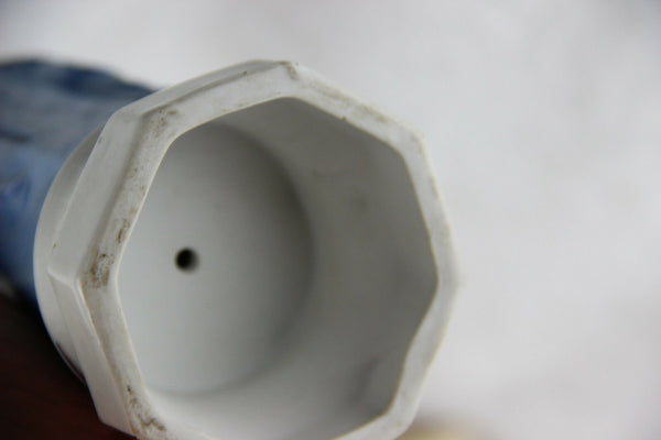 Antique French religious Madonna bisque porcelain figurine