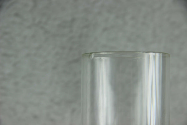 XL French limoges porcelainTable lamp glass shade 1960