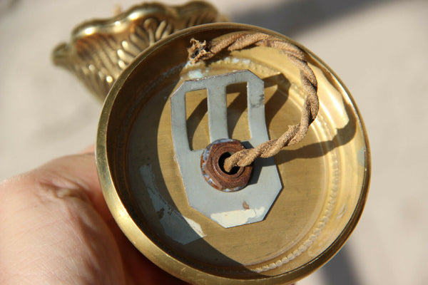 PAIR French Bronze Hand sconces wall lights attr MAISON JANSEN PAris 1960