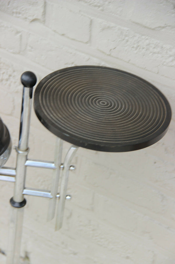 ART DECO bakelite chrome Ashtray Smoking table stand n2