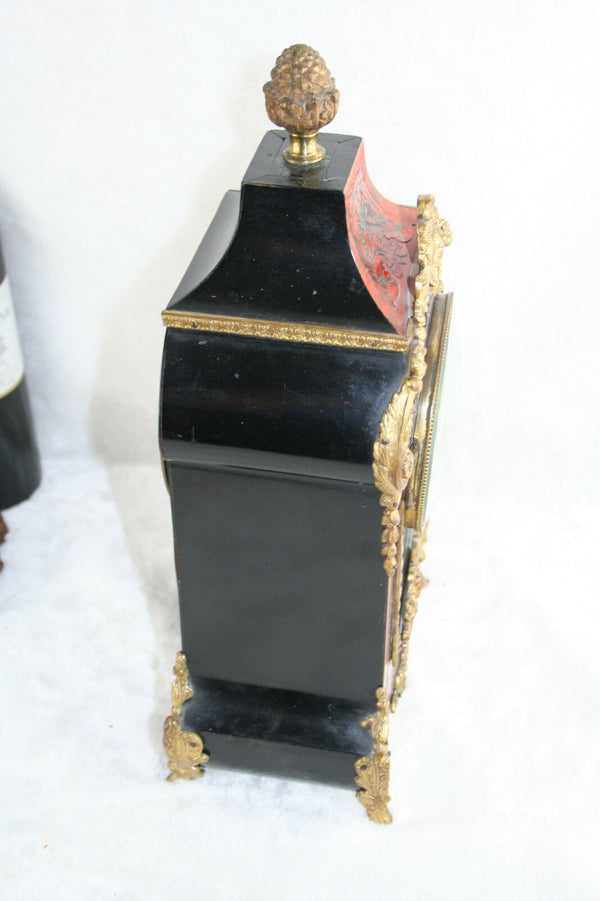 Antique French 1930 WBK paris Boulle cartel clock putti brass inlaid