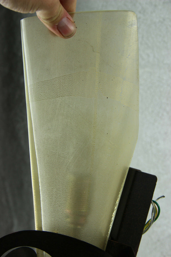 Murano mid century TERZANI Art glass wall light sconce 1970