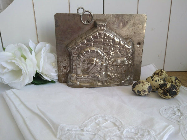 Antique Rare Hansel and Gretel Chocolate mold dutch Tilburg vormenfabriek