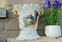 Antique French vieux paris porcelain knight scene Vase 1920