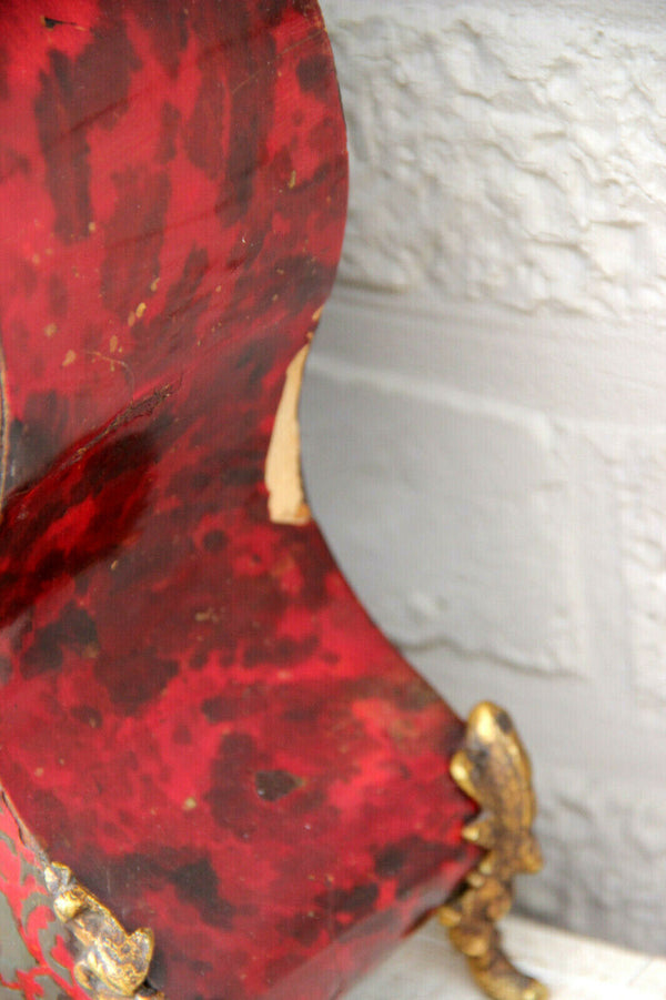 French antique boulle Devil head mantel clock